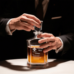 Personalized Prescription Whisky Text Design Whiskey Decanter with Name Birthday Father's Day Gift for Bartender Dad Man