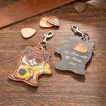 Portachiavi personalizzato a plettro per chitarra con nome e testo Uso quotidiano Regalo di compleanno per gli amanti dei gatti chitarristi
