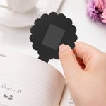 Personalized Pink-Gold Style Checkered Initial Magnetic Bookmark Clip with Name Book Club Birthday Gift for Reading Lovers Bookworms