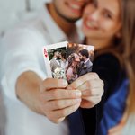 Personalised Photo Playing Cards with Name and Date Wedding Anniversary Birthday Gift for Couple Friend Family