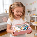 Personalized Cute Peter Rabbit Easter Party Box with Name and Clear Lid Treat Tray Daily Use Easter Gift for Girls Boys