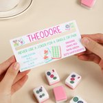 Personalized Colorful Pattern Mahjong Line Reader with Name Mahjong Accessory Birthday Mahjong Parlor Gift for Mahjong Lovers