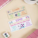 Personalized Colorful Pattern Mahjong Line Reader with Name Mahjong Accessory Birthday Mahjong Parlor Gift for Mahjong Lovers