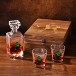 Personalized Ice Hockey Cartoon Character Whiskey Decanter with Name and Number Birthday Gift for Men Ice Hockey Players