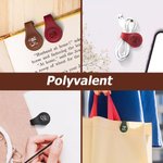 Marque-page Magnétique en Cuir Personnalisé avec Initiales Florales Cadeau Anniversaire pour Amoureux de Lecture