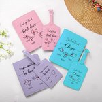 Personalizado mapas del corazón de cuero de la PU pasaporte titular de la etiqueta de equipaje con el nombre de accesorios de viaje de larga distancia de regalo para amigos de la familia