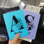 Etiquette de bagage personnalisée en cuir PU avec nom Accessoires de voyage Cadeau de fin d'études pour les amis et les enfants