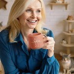 Tu silueta siempre conmigo - Taza personalizada de 355 ml con silueta de tu mascota