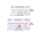 Personalized Colorful Pattern Mahjong Line Reader with Name Mahjong Accessory Birthday Mahjong Parlor Gift for Mahjong Lovers