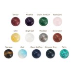 Personalisierte Sternzeichen Halskette mit Kristallkugel Namen und Karte Zarter Schmuck Geburtstag Geschenk für Damen Astrologie-Liebhaberinnen