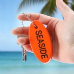 Personalized Logo Multi-Color Lightweight Floating Keychain with Name and Text Daily Use Father's Day Gift for Dad Fishing Lover Captain