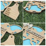 Faire-part de naissance personnalisé avec nom Décoration de la maison Photoshoot de nouveau-né Douche de bébé Cadeau d'anniversaire pour les nouveaux parents