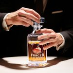 Personalised Born to Fish Photo Whiskey Decanter with Name Birthday Anniversary Gift for Whiskey Lover