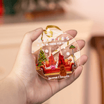 Personalised Besties Acrylic Hanging Ornament with Name Tree Decoration Christmas Gift for Sisters Besties