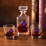 Personalized Ice Hockey Cartoon Character Whiskey Decanter with Name and Number Birthday Gift for Men Ice Hockey Players