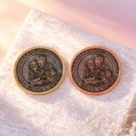 Personalised Star Couple Photo Commemorative Lucky Coin with Text and Name Wedding Birthday Anniversary Gift for Couples