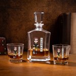 Personalized Cute Cartoon Soccer Character Whiskey Decanter with Name Birthday Father's Day Gift for Men Whiskey Lovers