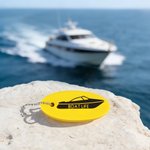 Personalized Logo Multi-Color Lightweight Floating Keychain with Name and Text Daily Use Father's Day Gift for Dad Fishing Lover Captain