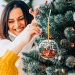 Personalised Besties Acrylic Hanging Ornament with Name Tree Decoration Christmas Gift for Sisters Besties