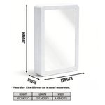 Personlig påsketema søt kanin LED-speil fotoramme med navn Hjemmedekorasjon påskegave til barn tenåringer