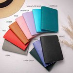 Etiquette de bagage personnalisée en cuir PU avec nom Accessoires de voyage Cadeau de fin d'études pour les amis et les enfants