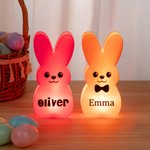 Gepersonaliseerde Paashaas LED-lamp met Naam Ideaal als Paasdecoratie Paasmandvuller en Feestcadeau voor Jongens en Meisjes