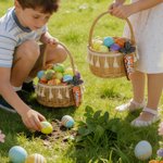 Personalised Carrot-Shaped Wooden Name Tag Basket Decor Easter Gift for Boys Girls