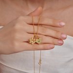 Personalised Paw Heart Necklace with Name Dainty Jewellery Memorial Gift for Pet Lovers Owners