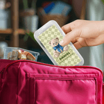 Personalized Multi-Color Cute Teddy Bear Kids Knife Fork Spoon Three-Piece Set with Name Daily Dining Birthday Gift for Children  Toddlers