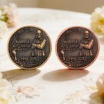 Personalised We are Always with You Photo Brass Coin with Name and Date Birthday Memorial Day Gift for Family Friend