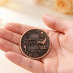 Personalised We are Always with You Photo Brass Coin with Name and Date Birthday Memorial Day Gift for Family Friend