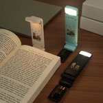 Personalisierte Cartoon Lesefigur wiederaufladbare LED-Leselampe mit Klammer und Namen Geburtstag Geschenk für Bücherliebhaber Bücherwürmer
