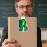 Personalized Stationery Initial Design Magnetic Bookmark Clip with Name Teacher Appreciation Back to School Gift for Teachers Students Kids