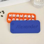 Organizador de Pastillas Personalizado 7 Días AM PM Compartimentos con Nombre Fácil Seguimiento de la Medicación Regalo de Viaje 