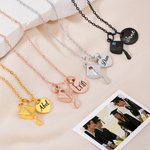 Personalised Birthstone Graduation Cap Necklace with Name Charm Dainty Jewellery Graduation Gift for Graduates