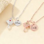 Personalised Birthstone Graduation Cap Necklace with Name Charm Dainty Jewellery Graduation Gift for Graduates