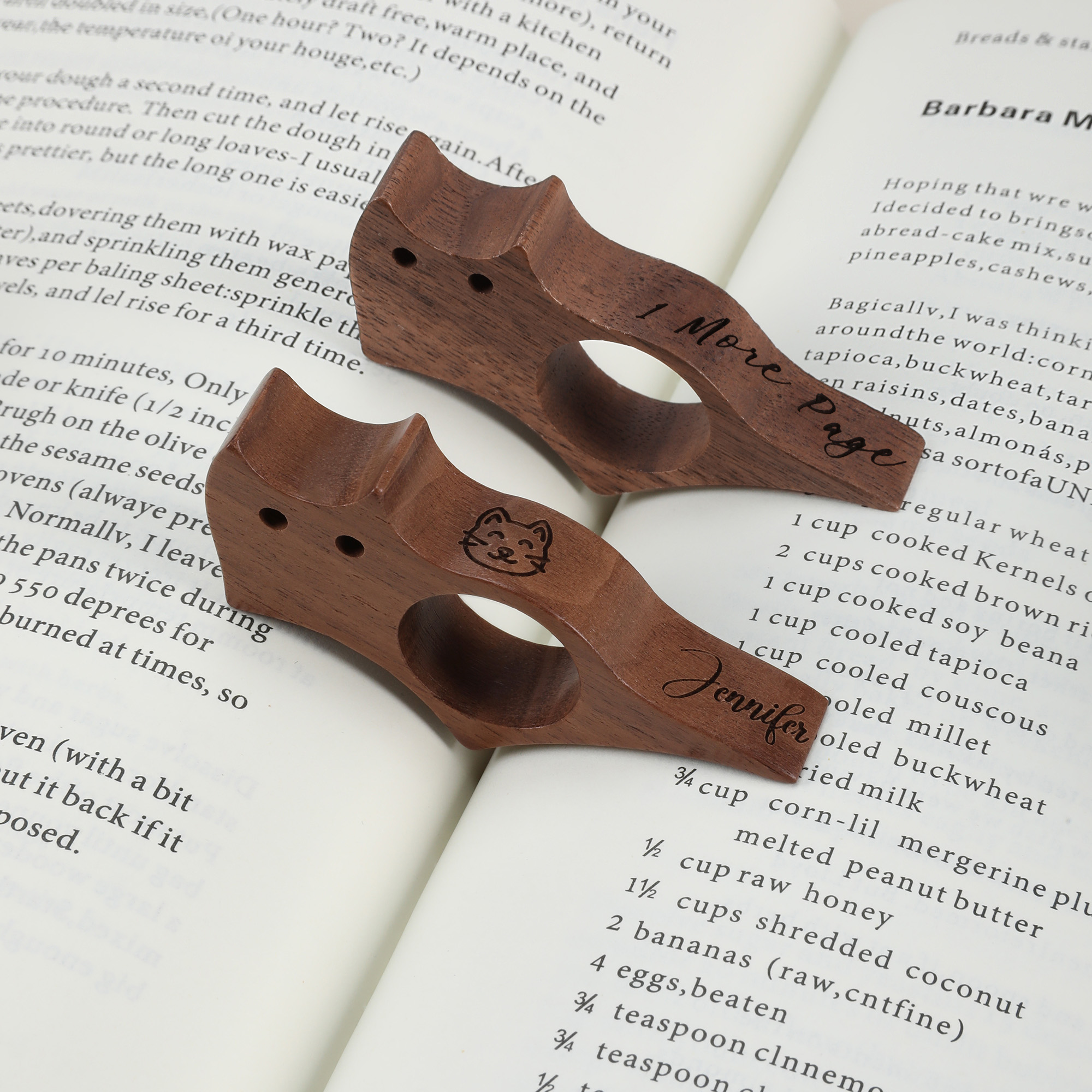 Porte-papier en bois pour chat paresseux avec motif Assistant de lecture Cadeau d'anniversaire pour amoureux des livres