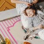 Gepersonaliseerde Mallard Duck Patroon Gestreepte Tassel Woven Deken met Naam Dagelijks Gebruik Verjaardagscadeau voor Pasgeboren Nieuwe Ouders