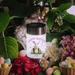 Personalized Happy Easter Cute Rabbit Waterproof Solar Garden Light with Name Garden Decor Daily Use Easter Party Gift for Family Kids