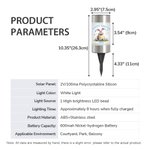 Personalized Happy Easter Cute Rabbit Waterproof Solar Garden Light with Name Garden Decor Daily Use Easter Party Gift for Family Kids