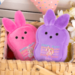 Personalized Cute Bunny Plush Coin Purse Wallet with Name and Wrist Strap Easter Basket Stuffers Easter Party Favor Gift for Kids