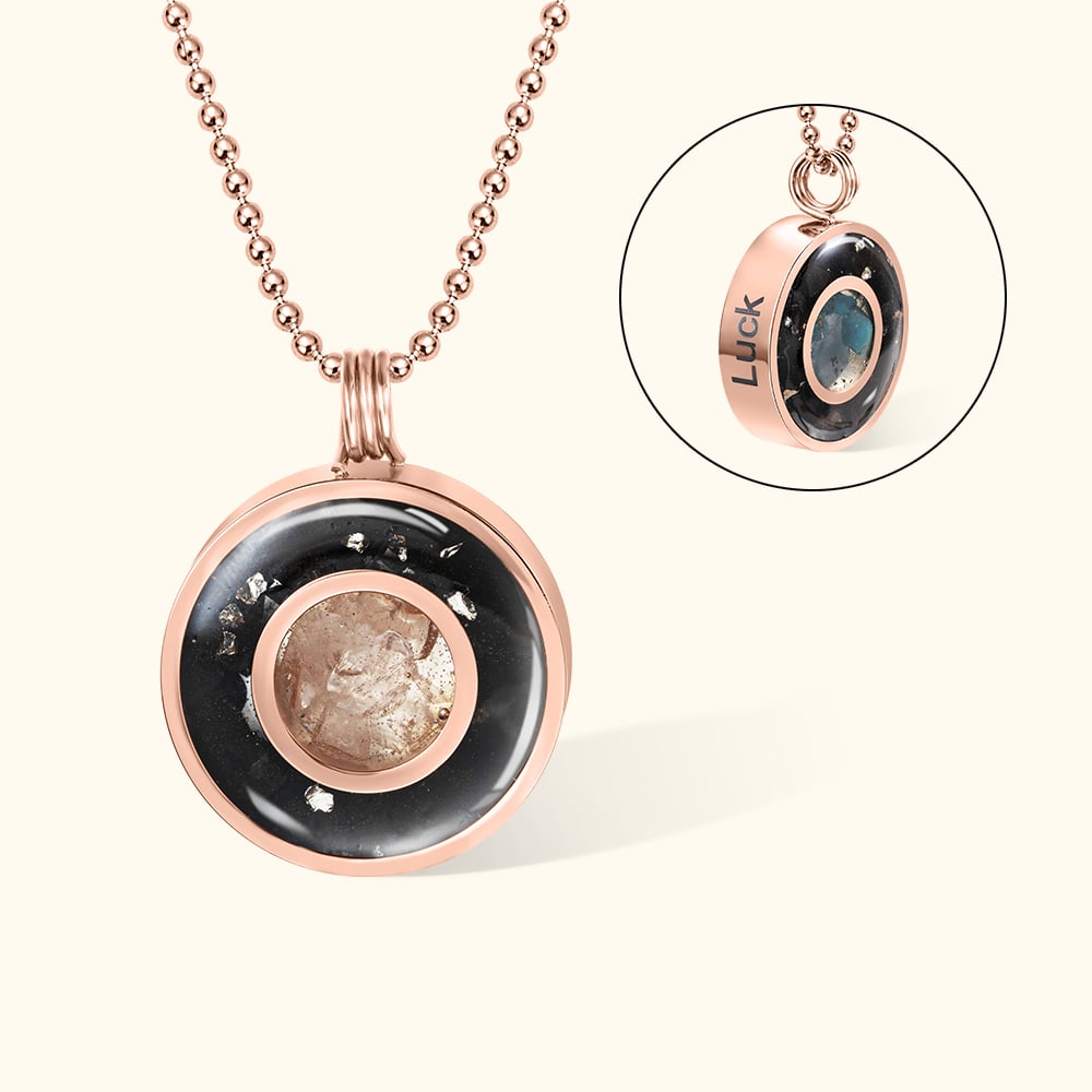 Pendentif en Cristal Personnalisé avec Texte Gravé pour Maman Cadeau Anniversaire Fête des Mères pour Femme