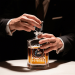 Personalized Born to Fish Photo Whiskey Hexagonal Decanter with Father's Day Birthday Gift for Husband Fishing Lovers