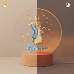 Personalized Multi-Pattern Acrylic Easter LED Night Light with Name Daily Use Easter Gift for Girls Boys