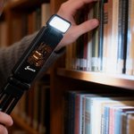 Personalized Vintage Book Floral Dragon LED Rechargeable Light Clip with Name Reading Accessory Daily Use Birthday Gift for Dragon Book Lovers