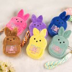 Personalized Cute Bunny Plush Coin Purse Wallet with Name and Wrist Strap Easter Basket Stuffers Easter Party Favor Gift for Kids