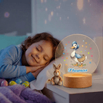 Personalized Multi-Pattern Acrylic Easter LED Night Light with Name Daily Use Easter Gift for Girls Boys