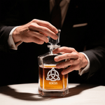 Personalized Viking Runes Whiskey Decanter with Engraved Name Father's Day Birthday Gift for Father Friends Bartenders