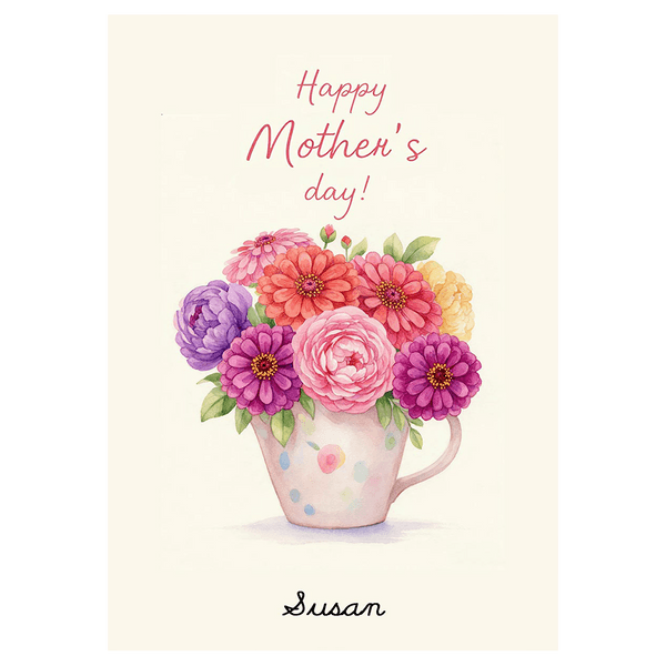 Flower Bouquet Mother's Day Ecard