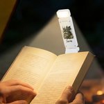 Personalized Vintage Book Floral Dragon LED Rechargeable Light Clip with Name Reading Accessory Daily Use Birthday Gift for Dragon Book Lovers